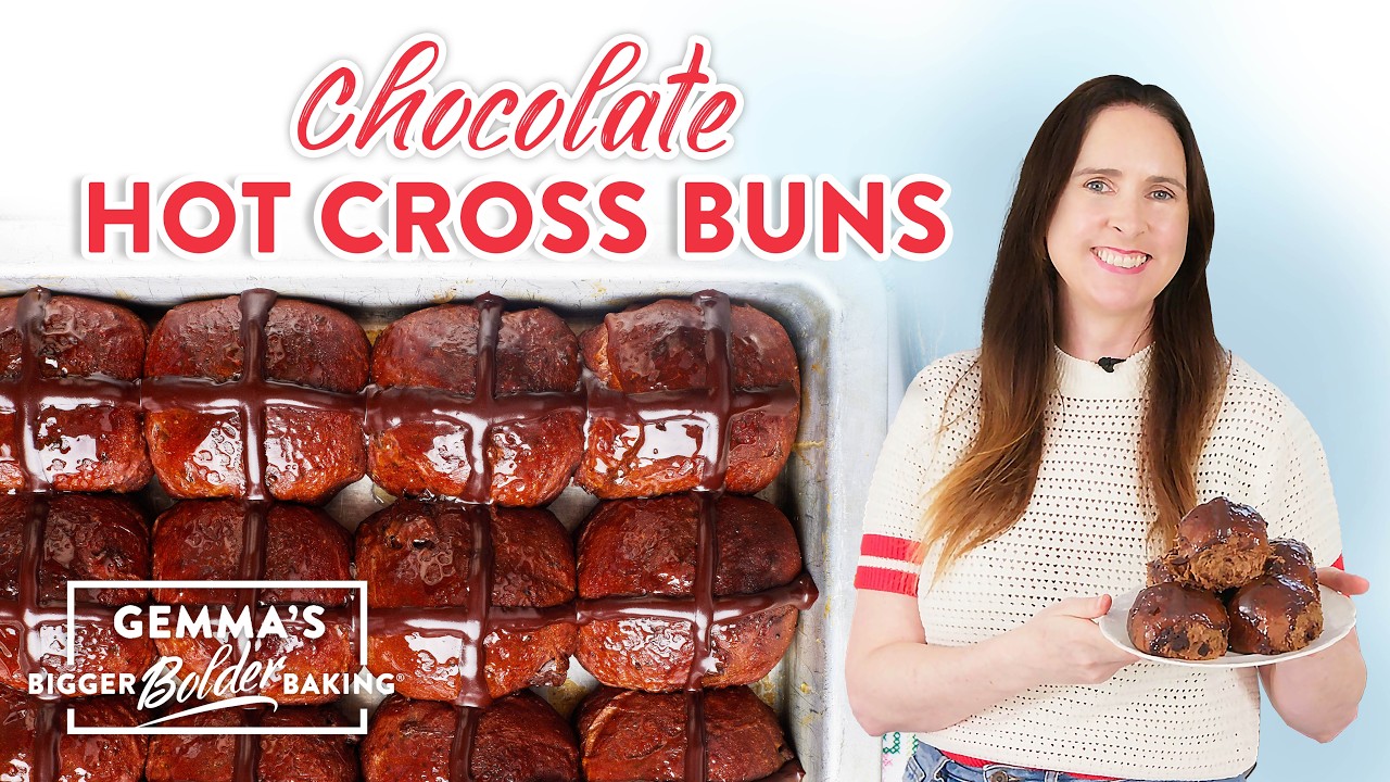 Heavenly Chocolate Hot Cross Buns Recipe