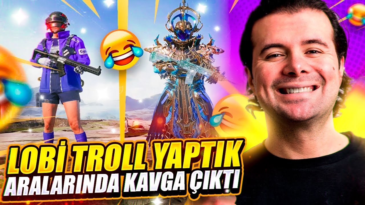 ARALARINDA KAVGA ÇIKTI!! LOBİ TROLL YAPTIK!!😂| Pubg Mobile