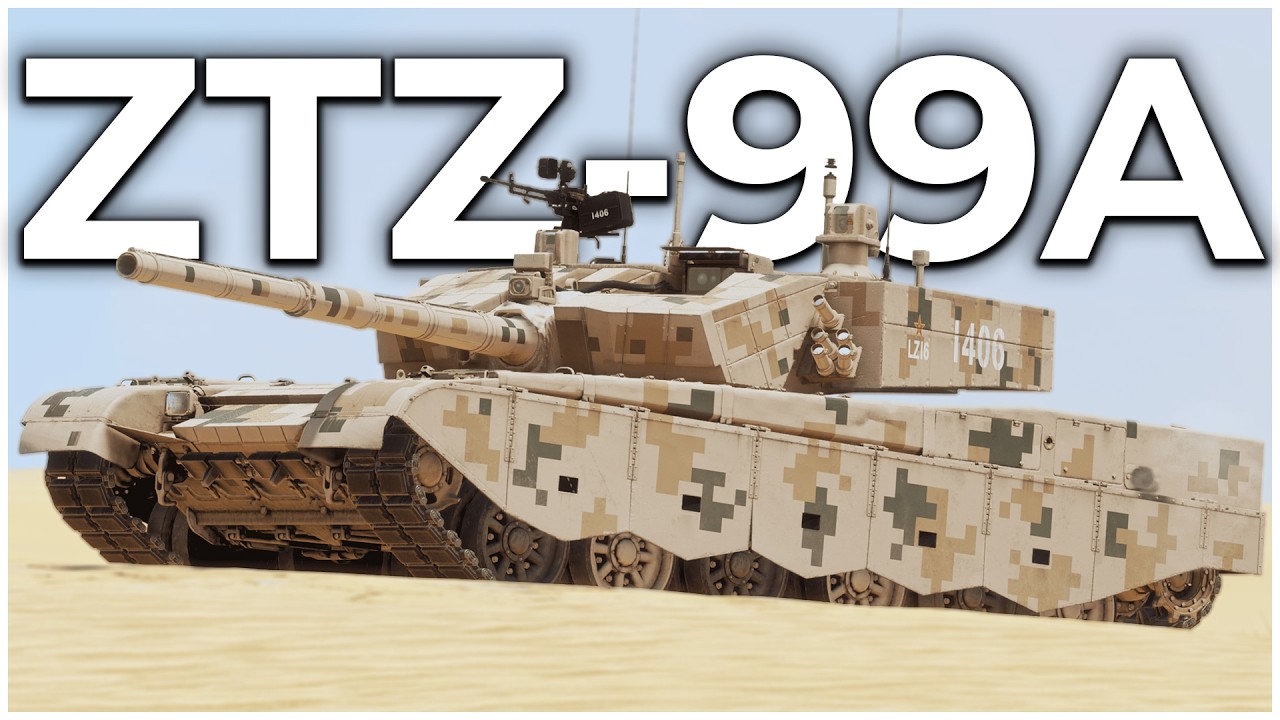 ZTZ99A доминирует в топе! | War Thunder: геймплей и обзор ZTZ-99A (Лучший китайский основной боев...