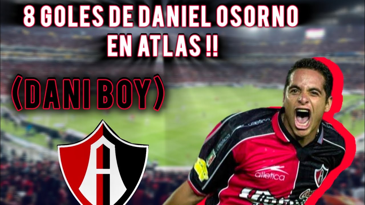 8 goles de una de las leyendas del Atlas Daniel Osorno!! 🔴⚫