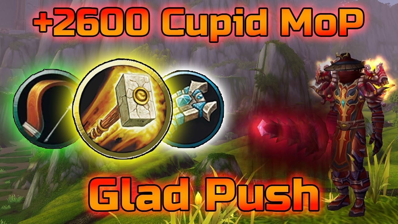 2600 Cupid Cleave 3v3's - Last Second Glad Push Mists of Pandaria Classic World of Warcraft 5.4 PvP