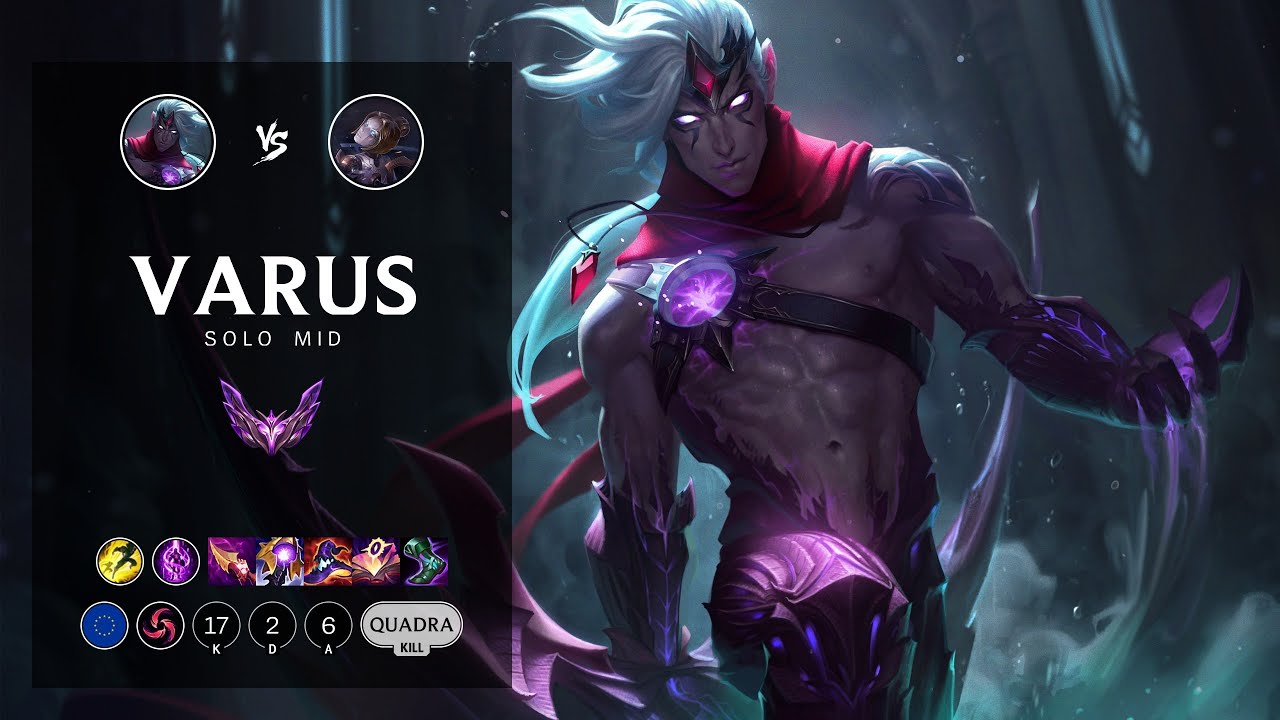 Varus Mid vs Orianna - EUW Master Patch 12.18