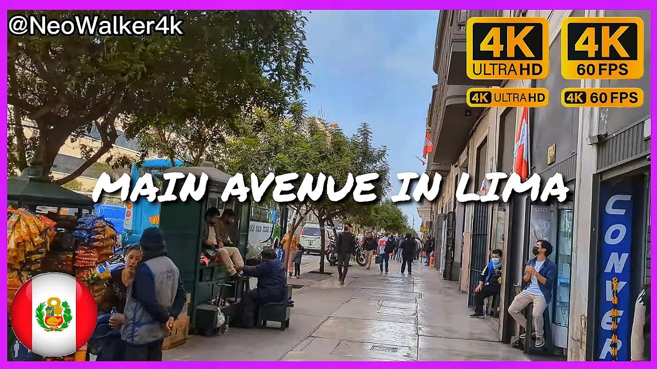 Av. Abancay / LIMA 4K 2022 / Recorrido Completo / Walk Tour UHD 🇵🇪