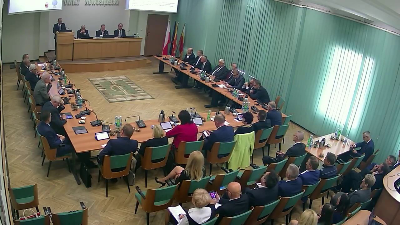 XXXV Sesja Rady Powiatu Nowosądeckiego, Nowy Sącz 9 października 2018 r.