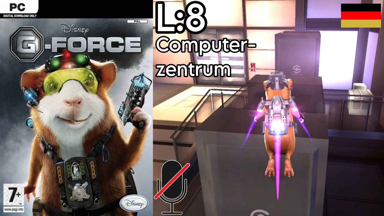 Disney G-Force 100% (PC) Level 8 - Computerzentrum / GER / ENG Subtitles