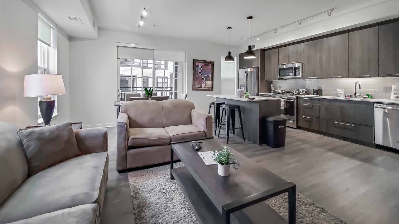 A furnished short-term 3-bedroom #205 in Vernon Hills at The Atworth at Mellody Farm