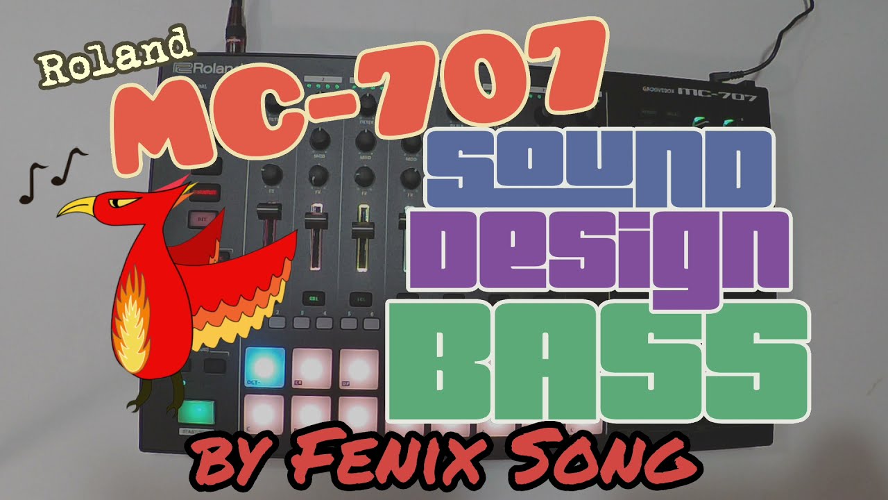 Roland MC-707 Synth Bass Sound Design (Analog Style) ZenCore