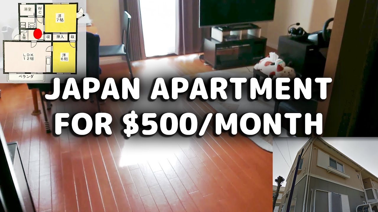 My $500 Monthly Rent Japan Apartment Tour | Minimalist