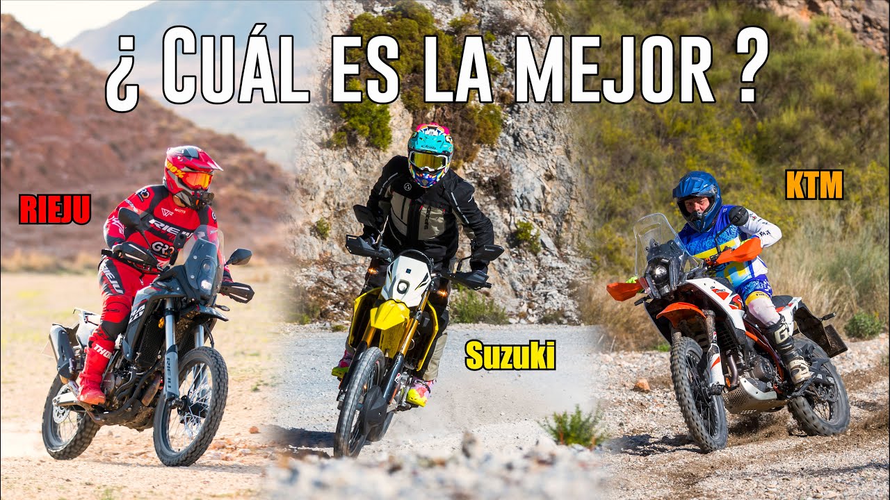 Las MEJORES TRAIL LIGERAS: comparativa! (KTM, Rieju, Voge, Suzuki...)