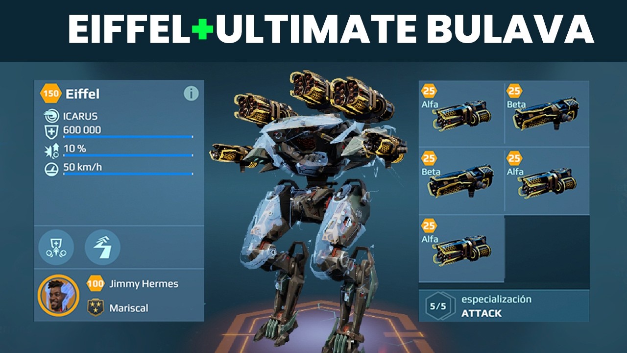 War Robots: Титан Eiffel + Ultimate Bulava Kisten | Gameplay