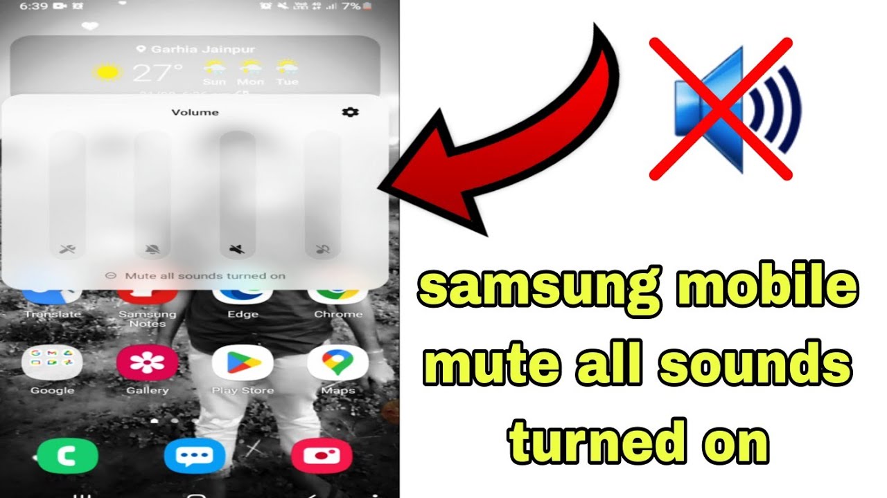mute all sounds turned on samsung | samsung phone me awaz nahi aa raha hai,🔇 sounds not working 💯