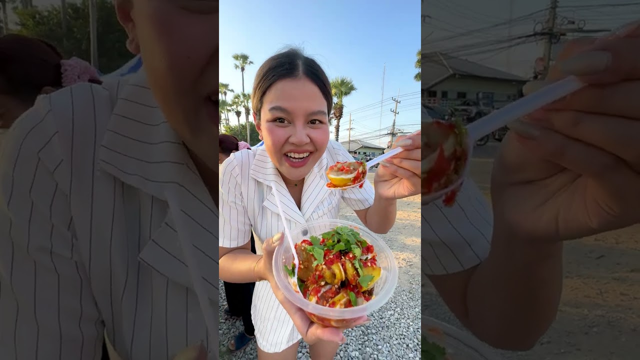 ตะลุยกินตลาดริมทะเล สัตหีบ ของกินเพียบบ