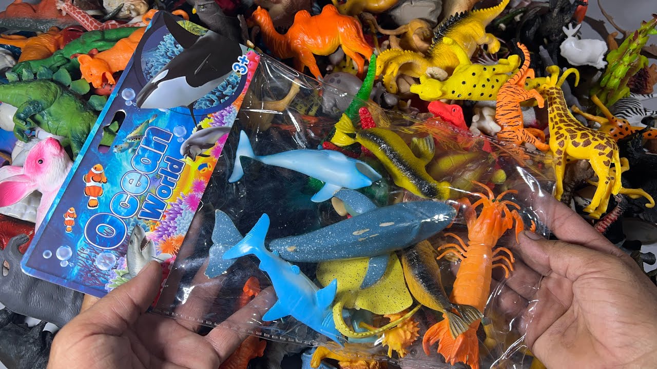 Sea Animal Toys Unboxing | Satisfying ASMR Toy Review | Amazing Ocean Animals Collection
