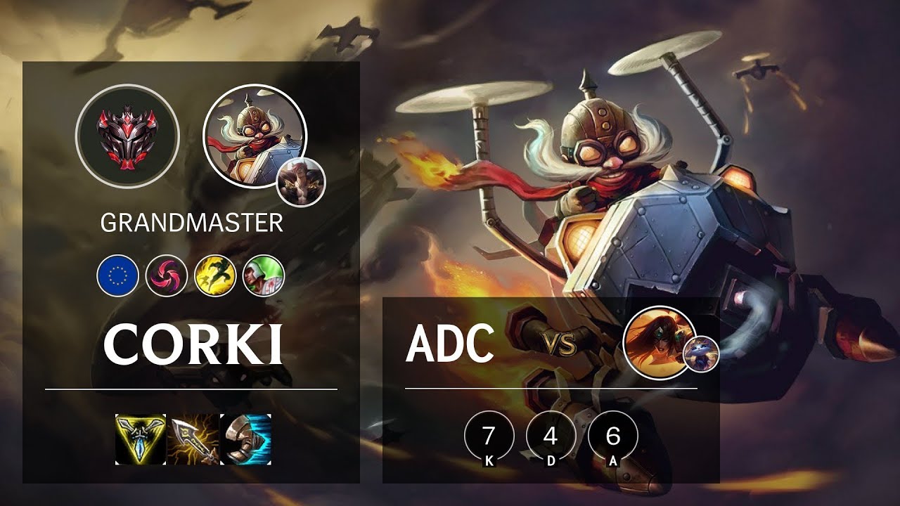 Corki ADC vs Sivir - EUW Grandmaster Patch 10.6