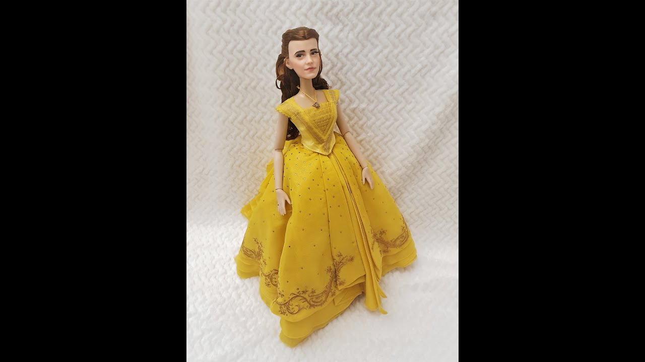 💖 Beautiful Disney Limited Edition Belle Live Action Doll Emma Watson Dance Yellow Gown Review!!! 💖