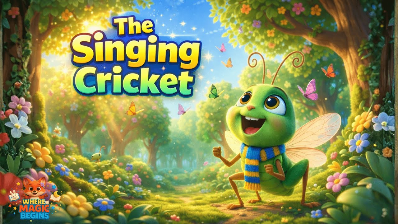 The Singing Cricket - Children's Story #childrensstory #bedtimestories