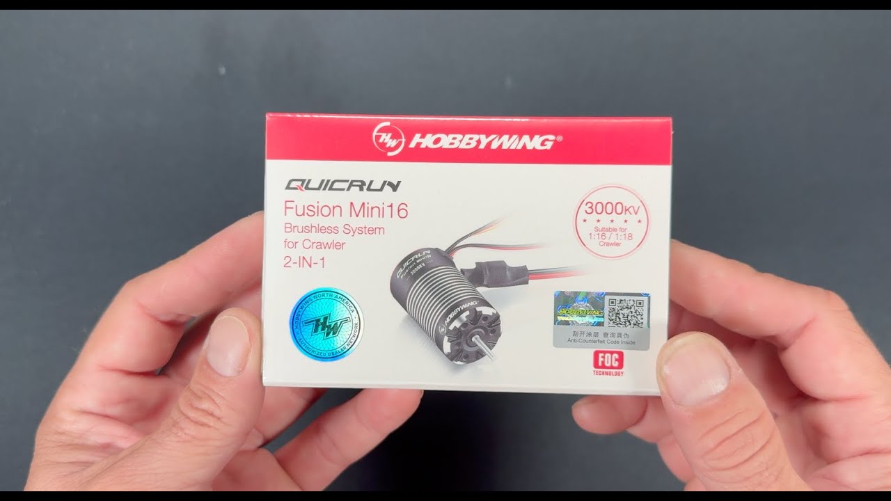 HOBBYWING Quicrun Fusion Mini 16 - First Look