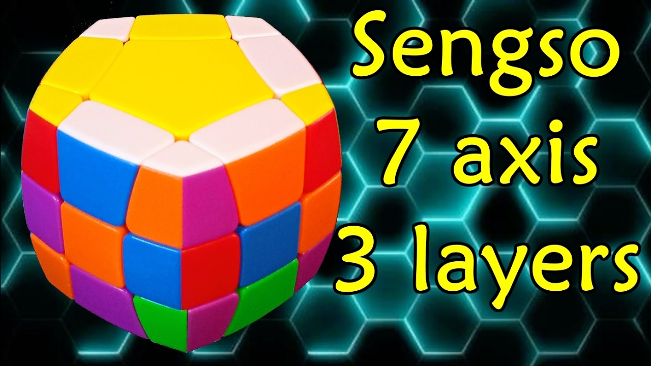 Sengso Семиосевой трехслойный куб, сборка