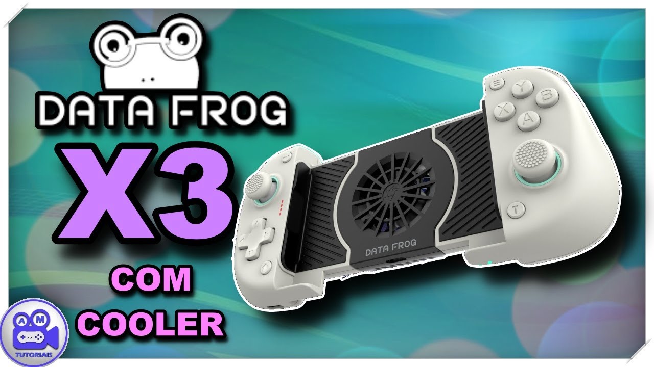 DATA FROG X3 Gamepad para Celular Com Cooler | Gamepad Com Cooler | Gamepad Custo Benefício