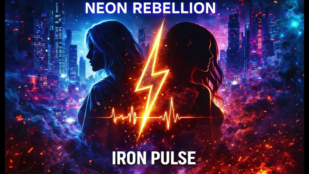 IRON PULSE – Neon Rebellion (Female Duet) | Cyberpunk Nu Metal x Power Metal
