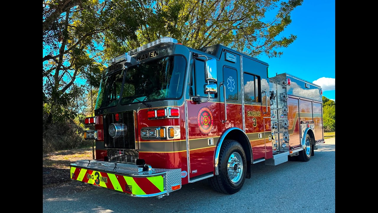 SFEV - Winter Haven Fire Department's Sutphen custom pumper - ENGINE 3