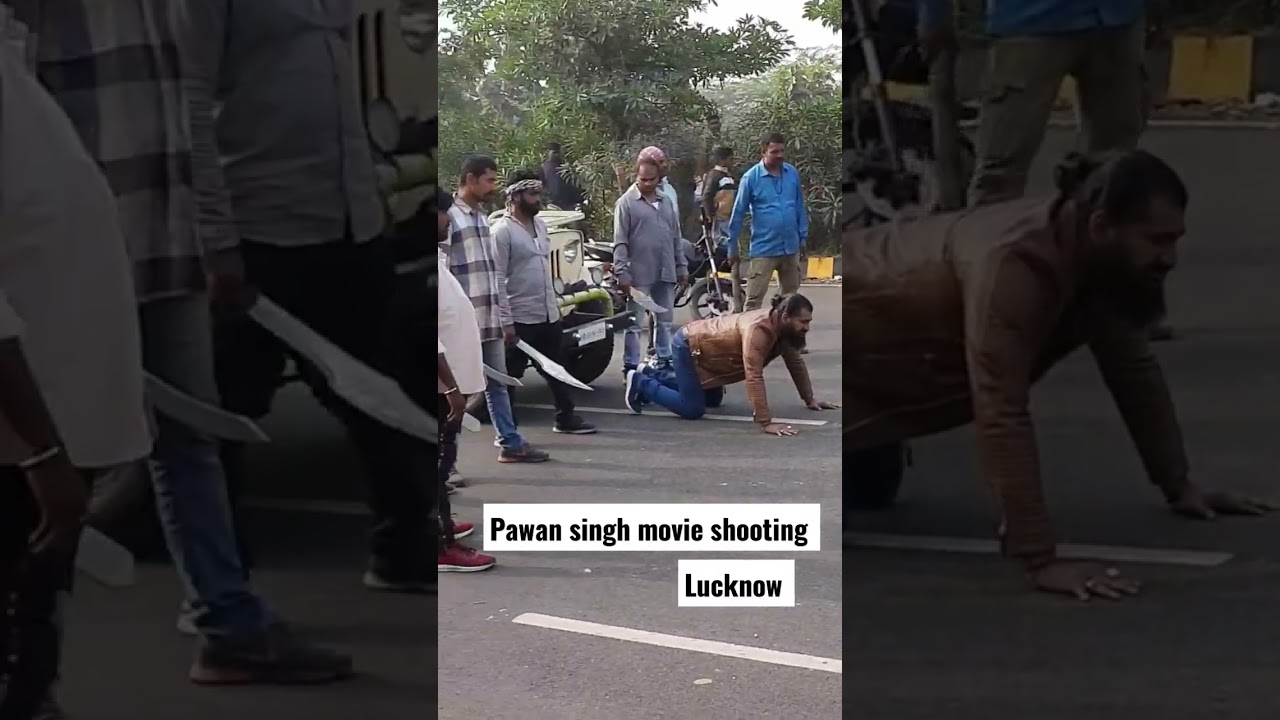 Pawan singh movie shooting | Lucknow | #pawansingh #shorts