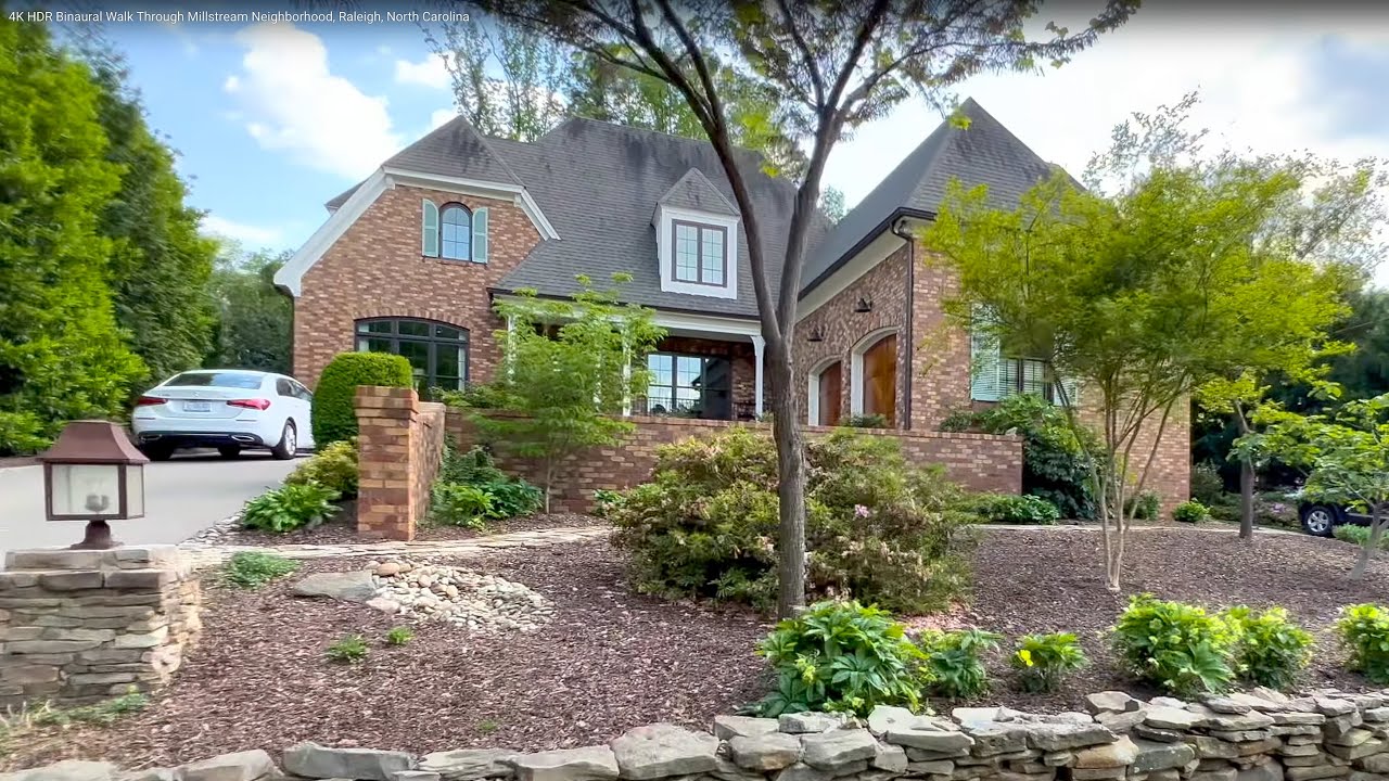 A Walk Through Millstream Neighborhood, Raleigh, North Carolina | Nature Sounds for Sleep and Study