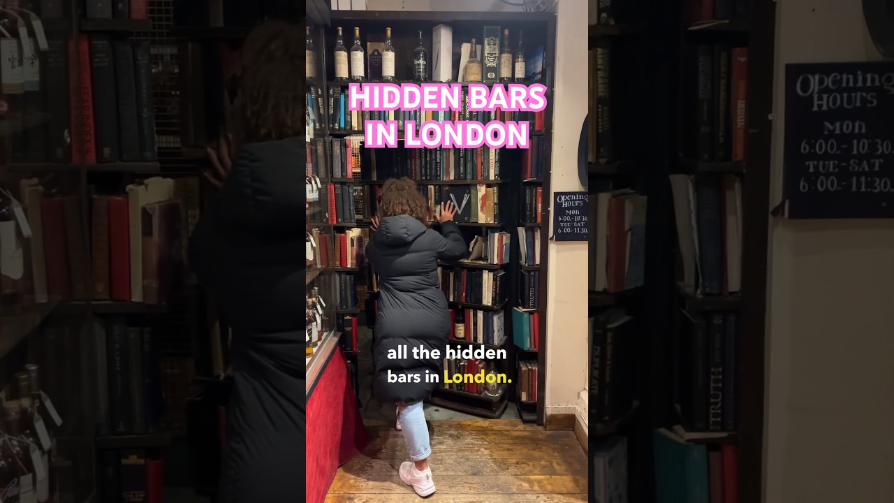🤫SECRET HIDDEN BARS IN LONDON! #secretbars #speakeasy #londonbar #london