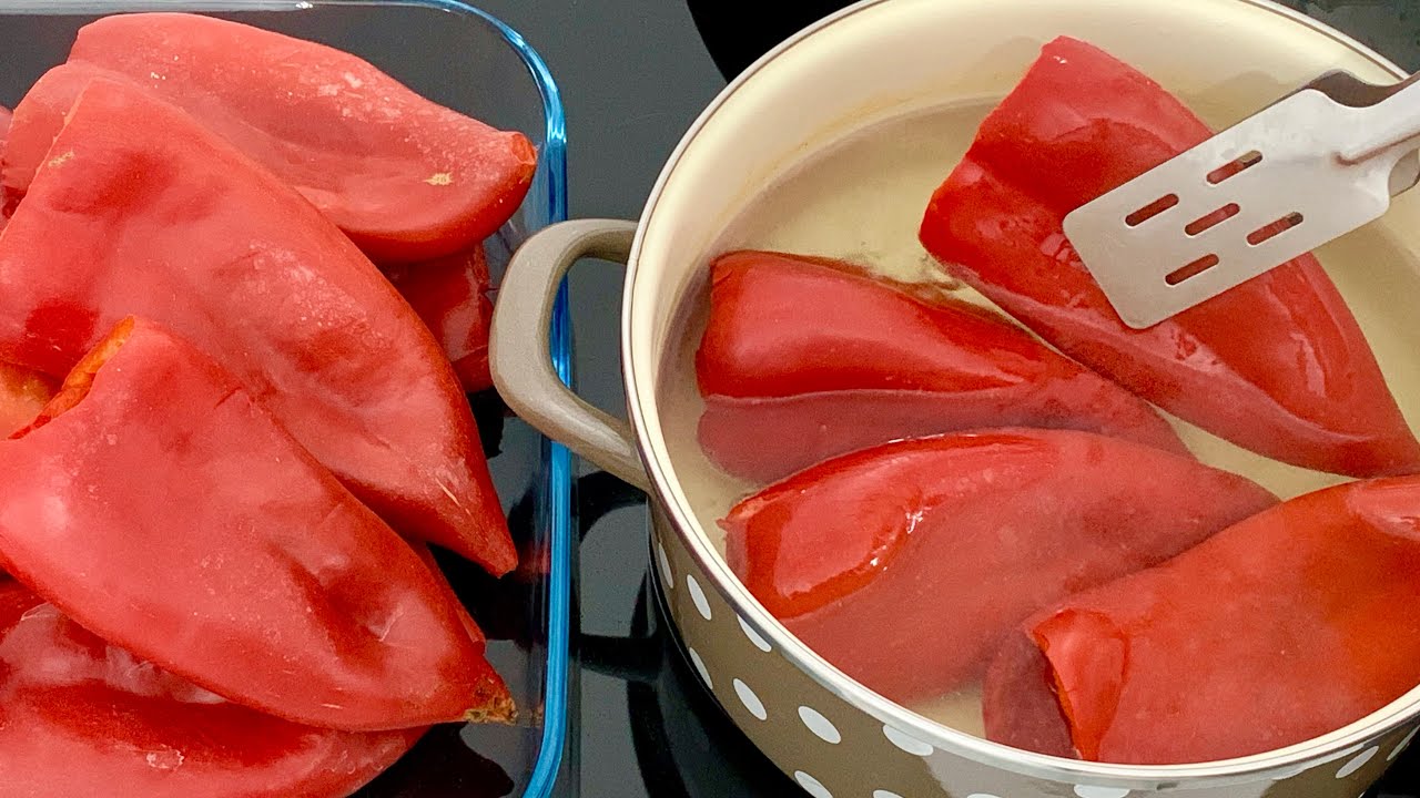 Receta më e Lehtë 🤩 Përgaditja e Specave të Kuqë të Përvluara Turshi që Nuk Prishen !! 🌶❤️