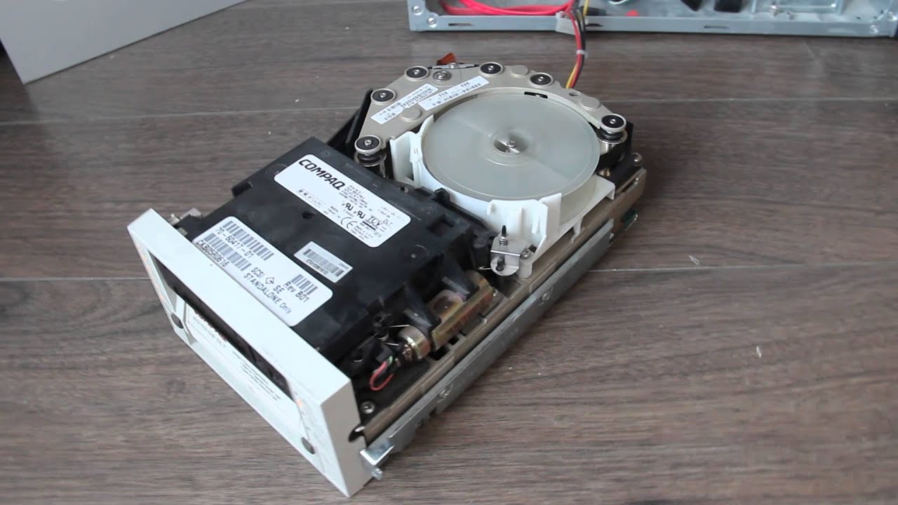 DLT drive tape load and unload