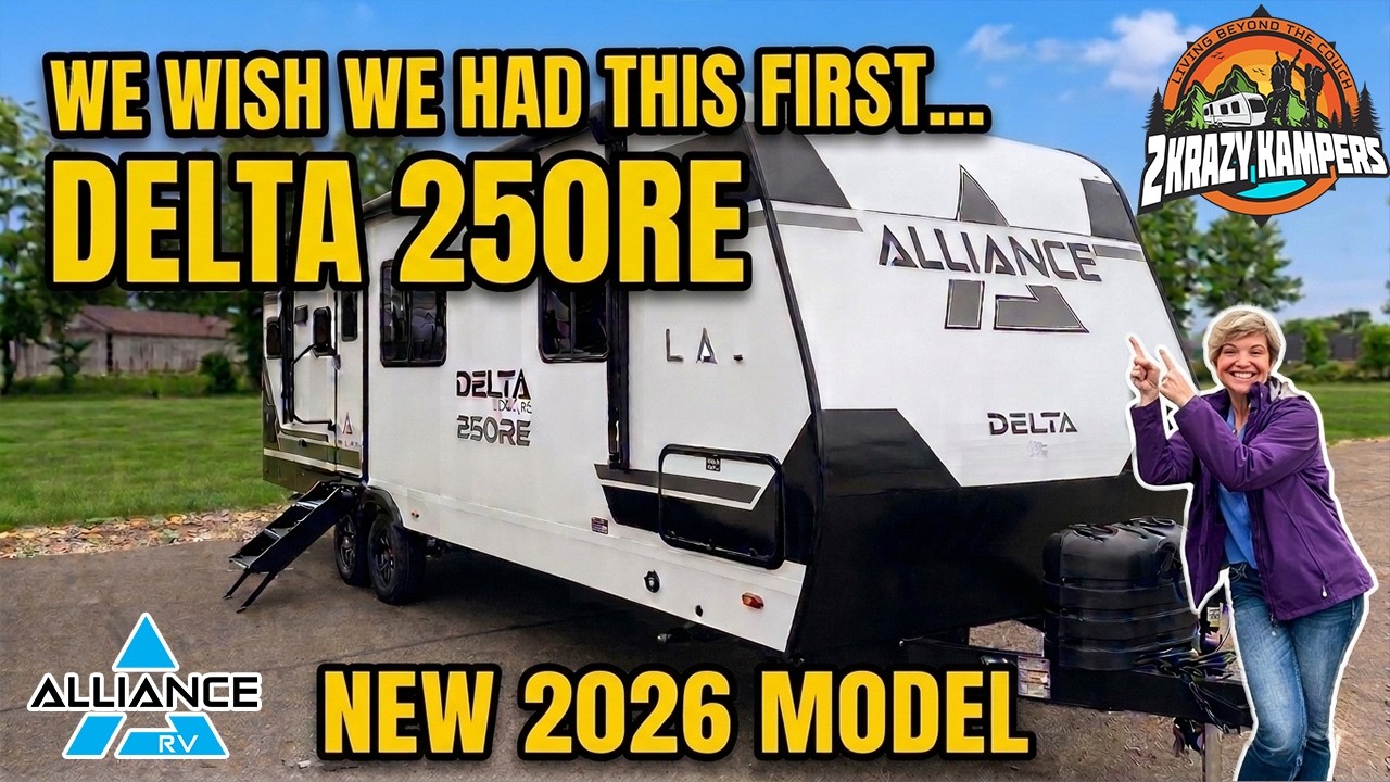 Лучший новый туристический прицеп 2026 года? Alliance Delta Ultra Lite 250RE: подробный обзор @al...