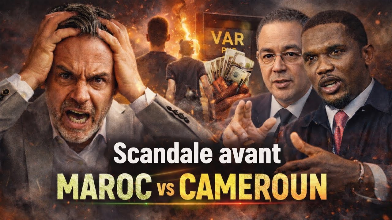 😱🇲🇦🆚🇨🇲 Scandale avant Maroc vs Cameroun : tensions, accusations et pol&eacute;mique