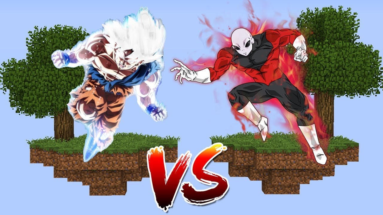 ILHA DO GOKU INSTINTO SUPERIOR COMPLETO VS ILHA DO JIREN no MINECRAFT!! (DRAGON BALL SUPER)