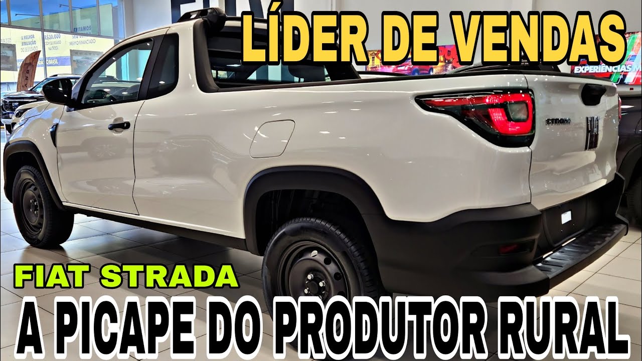 NOVA FIAT STRADA ENDURANCE 1.3 CS 2025 EM DETALHES | A Melhor Picape para o AGRO!!!