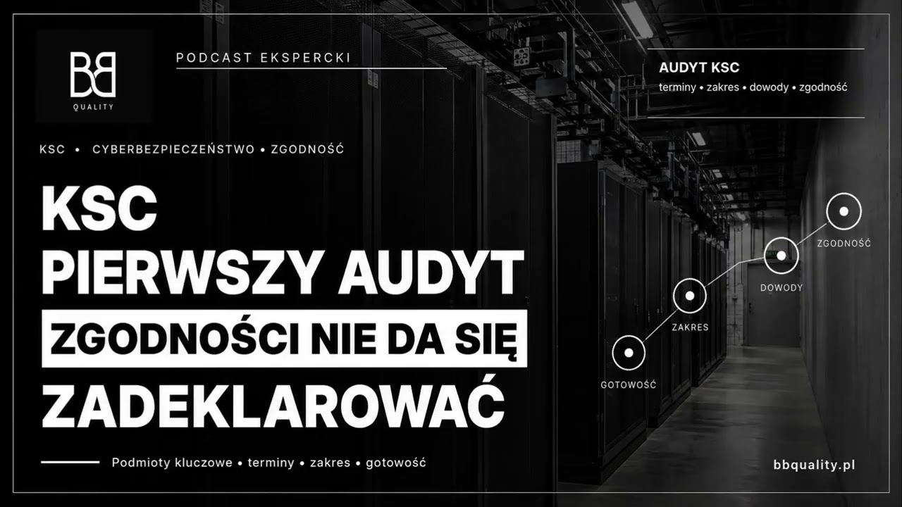 Pierwszy audyt KSC zgodności nie da się zadeklarować