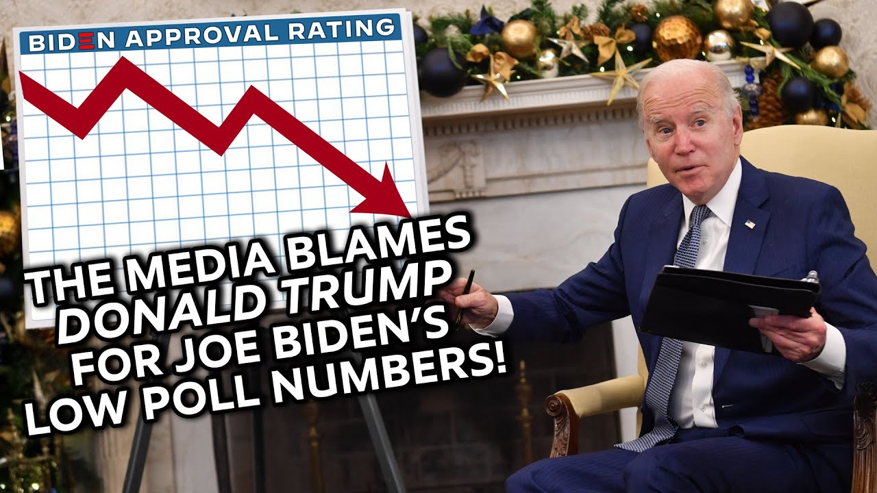 Joe Biden's Poll Numbers Are Tanking... BECAUSE OF TRUMP?!? (LOL)