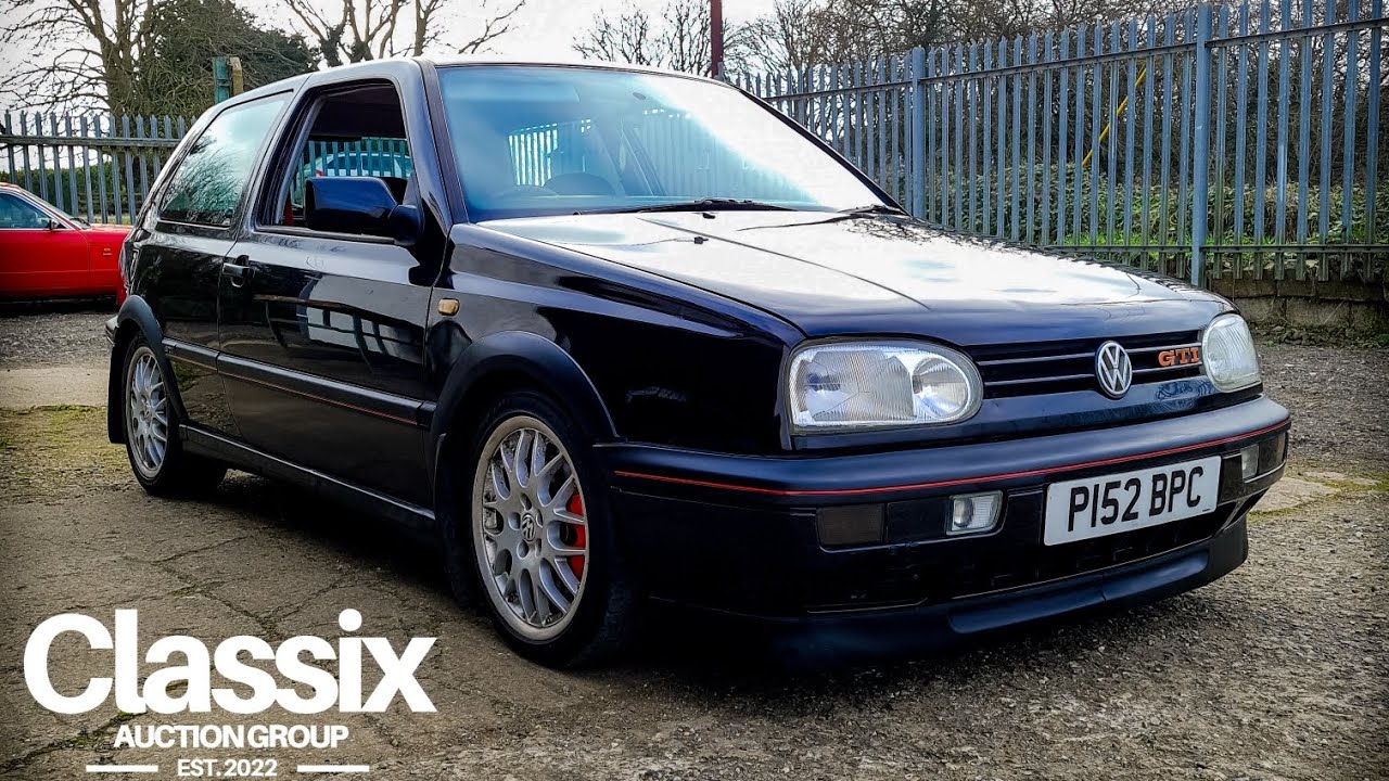 #SOLD - 1996 VOLKSWAGEN GOLF MK3 GTI 8-VALVE ANNIVERSARY 3-DR BLACK MAGIC PEARL