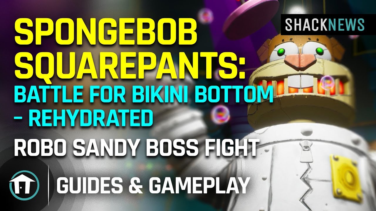 SpongeBob SquarePants: Battle for Bikini Bottom &ndash; Rehydrated - Robo Sandy Boss Fight