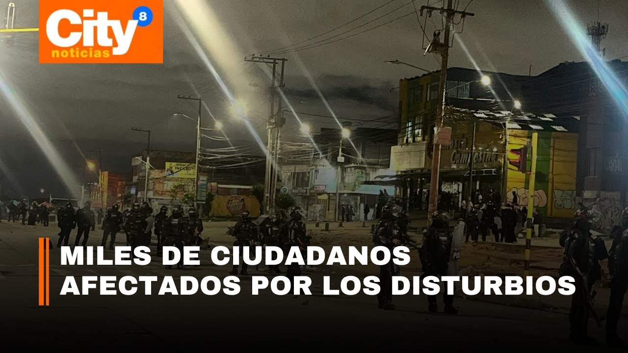 Enfrentamientos entre encapuchados y la UNDMO alteraron la tranquilidad en Usme | CityTv