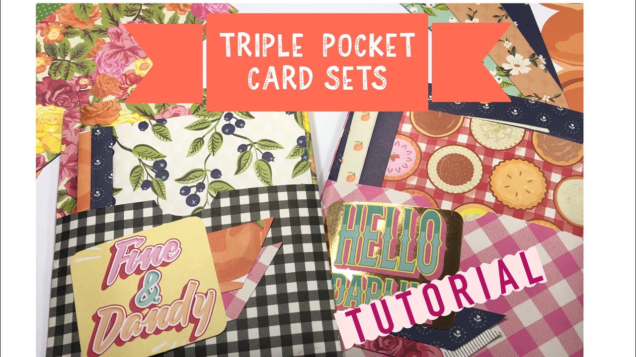 Triple Pocket Card Sets 💜✨Rediscover Your Stash 2020