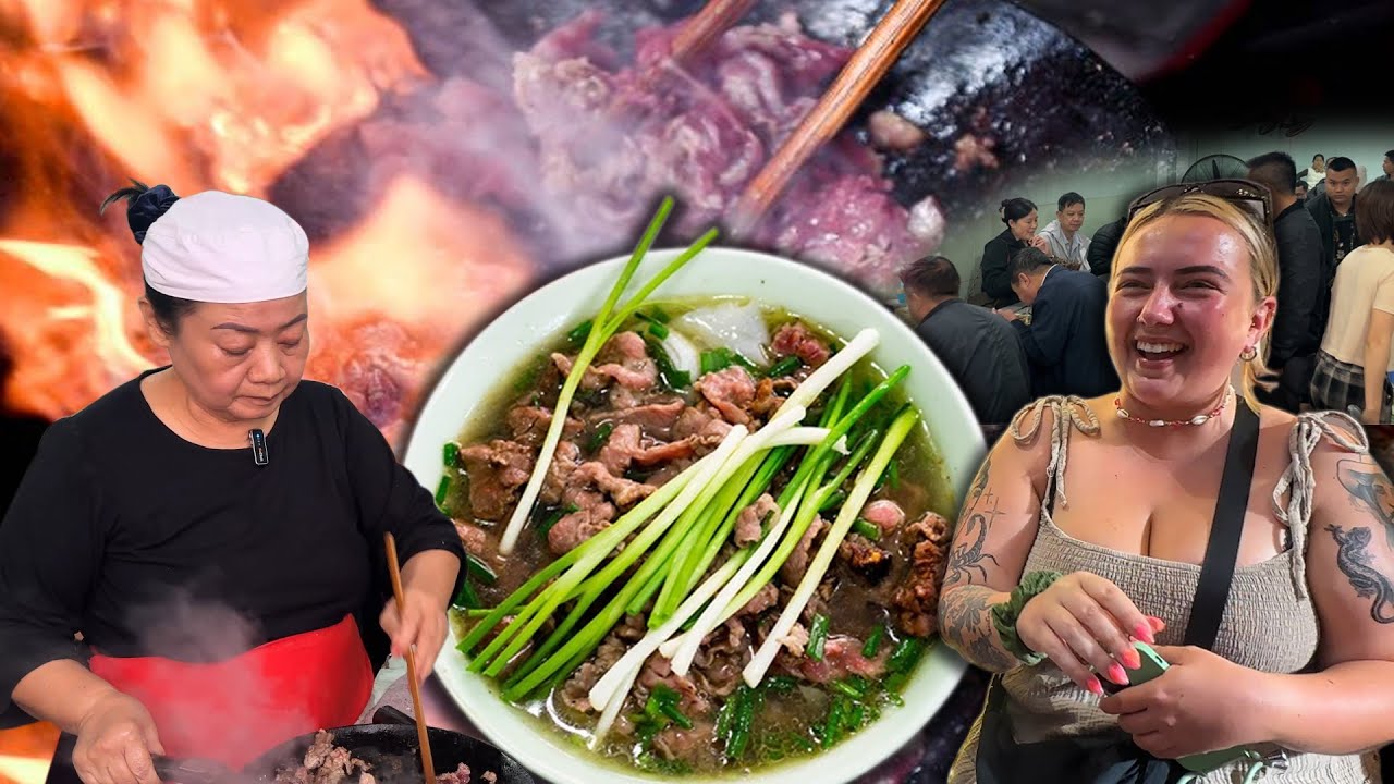Phở bò tái lăn Top 1 Hà Nội 40 năm khách xếp hàng ăn #vietnamfood