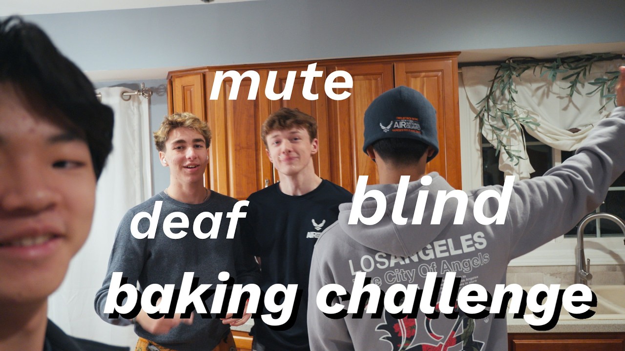 trying to bake a cake with 3 bumbling idiots