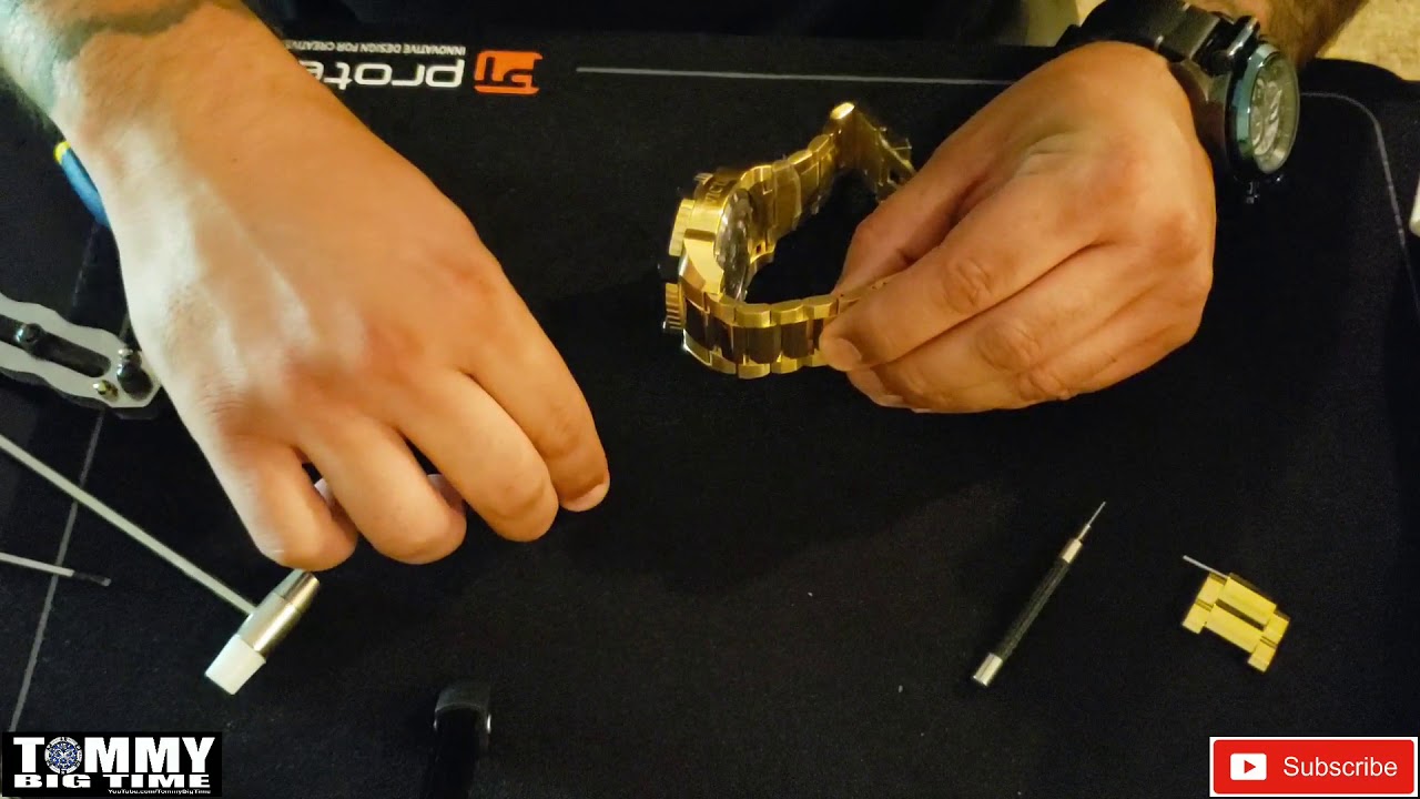 Подбор размера браслета для больших часов Invicta, модель № 29541