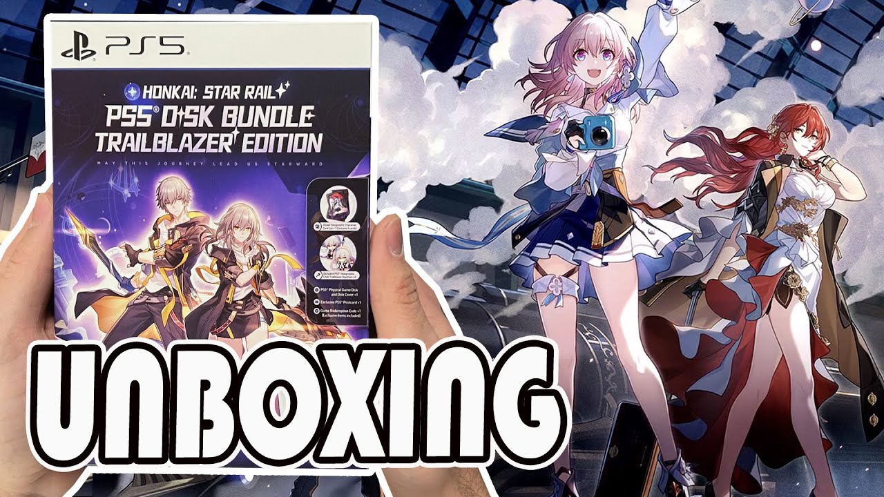 Honkai Star Rail - PS5 Disk Bundle Trailblazer Edition (PS5) Unboxing