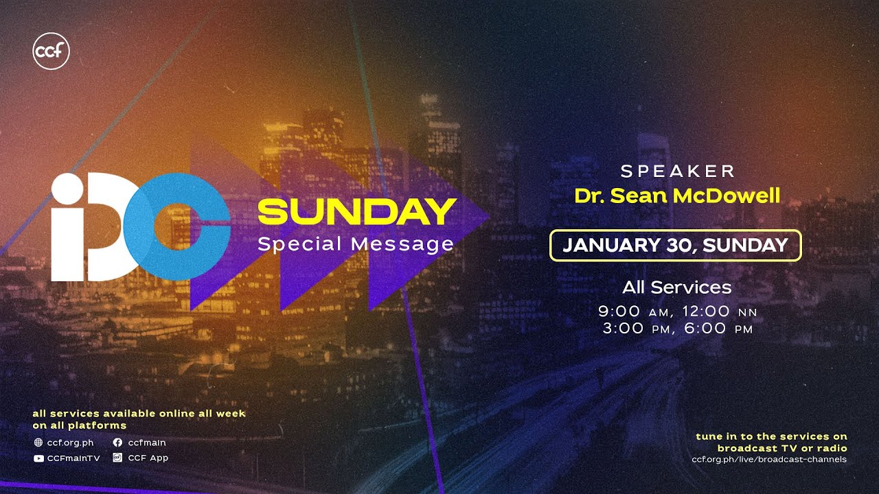 IDC Special Sunday | Sean McDowell