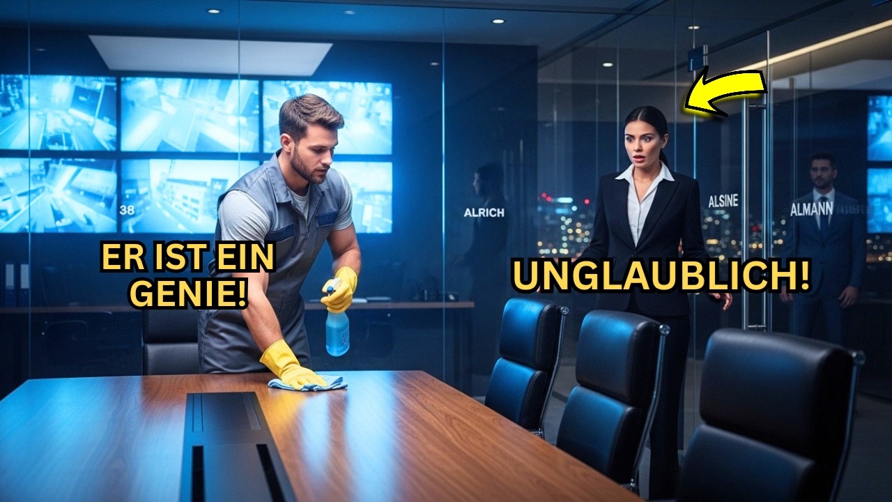 Alle Ignorierten Den Hausmeister &ndash; Bis Die CEO Sah, Was Er Heimlich Mit Dem System Tat...