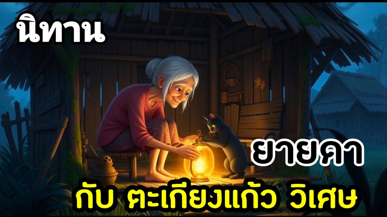 นิทาน 🌼“ยายดากับตะเกียงแก้ววิเศษ”🌼