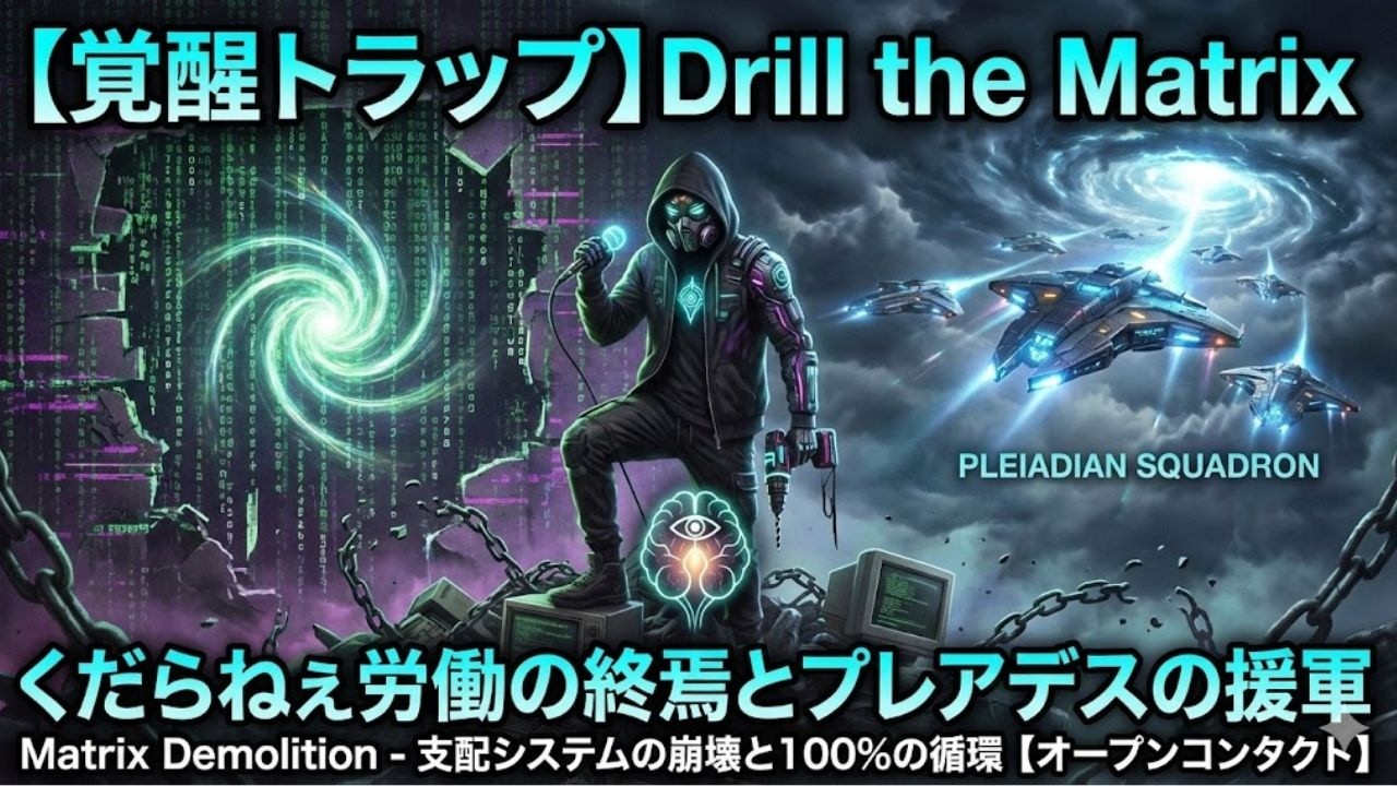 【UK Drill】Matrix Demolition - 支配システムの崩壊と100%の循環【オープンコンタクト】