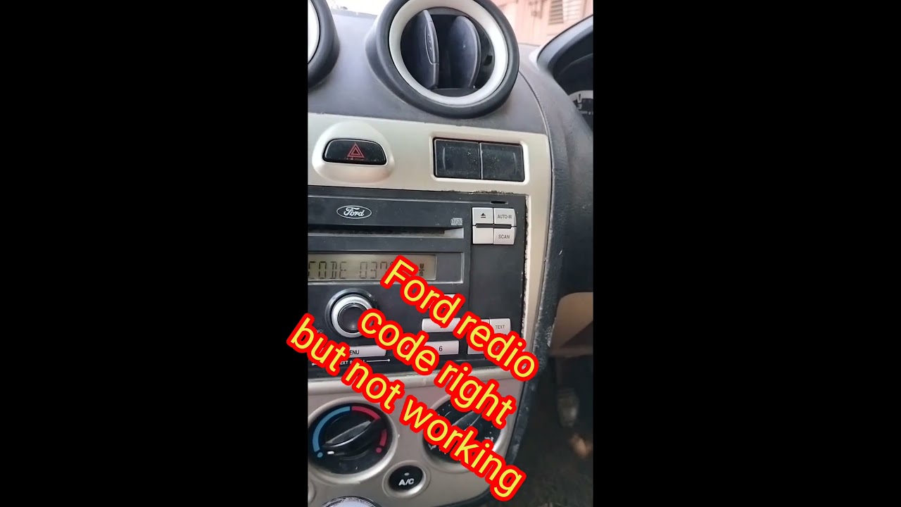 ford Fiesta classic redio code is not working #ford @ford