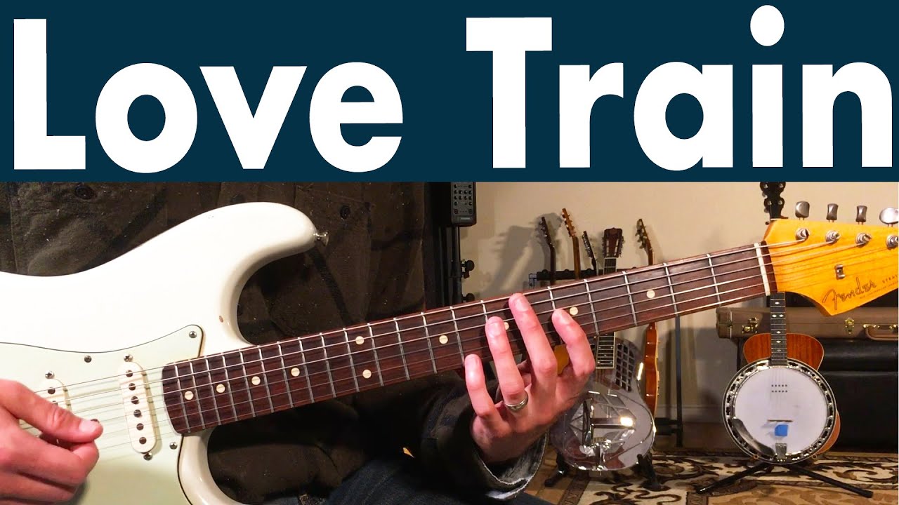 How To Play Love Train On Guitar | O' Jays Guitar Lesson + Tutorial